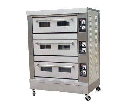 Electric deck oven ( 3 layers 6 trays )