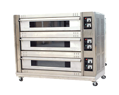 Electric deck oven (3 layers 9 trays )