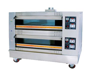 Gas deck oven (2 layers 4 trays )