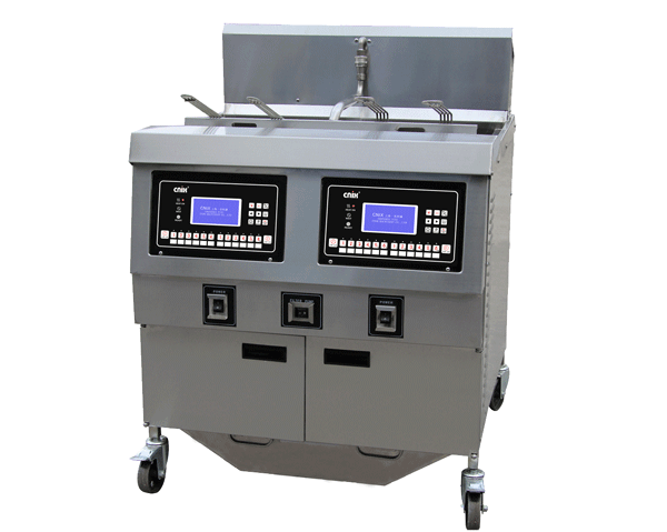 Electric open fryer touble tanks (LCD control panel )